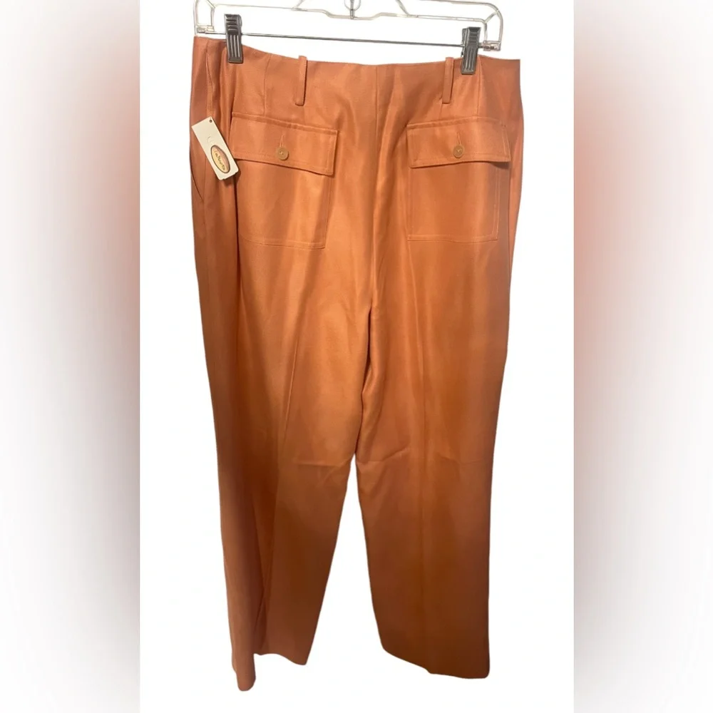 Talbots Vibrant Orange Pantsuit - Picture 10 of 13